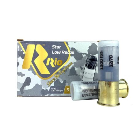 Rio Royal Star Low Recoil 12 Gauge 2-3/4" 1-1/8 oz Star Slug- Box of 5