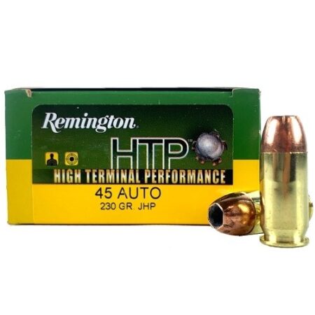 Remington High Terminal Performance .45 ACP 230 Gr. Jacketed Hollow Point- Box of 20