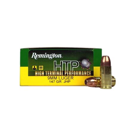 Remington High Terminal Performance 9mm Luger 147 Gr. Jacketed Hollow Point- Box of 20