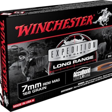 Winchester Expedition Big Game 7mm Remington Magnum 168 Gr. Nosler AccuBond Long Range- Box of 20