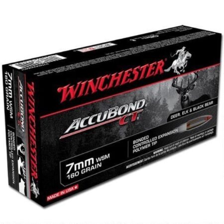 Winchester Expedition Big Game 7mm Winchester Short Magnum (WSM) 160 Gr. Nosler AccuBond CT- Box of 20