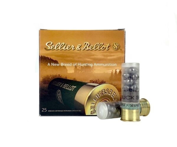 Sellier & Bellot 12 Gauge 2-3/4" 00 Buckshot- 12 Pellets- Box of 25