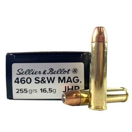 Sellier & Bellot .460 S&W 255 Gr. Jacketed Hollow Point- Box of 20