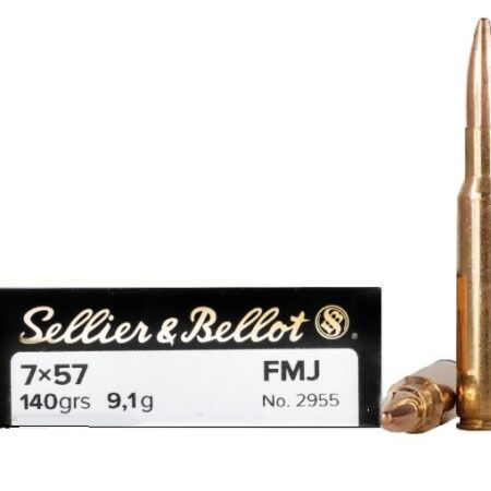 Sellier & Bellot 7x57 Mauser 140 Gr. Full Metal Jacket- Box of 20