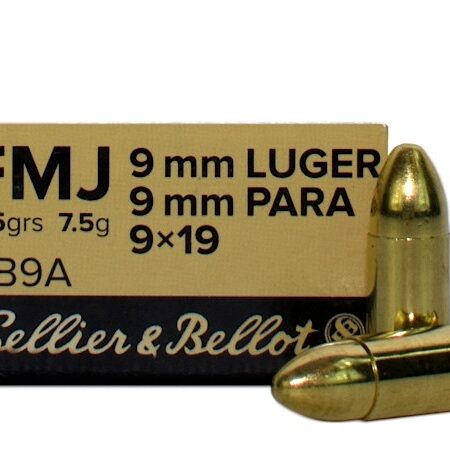 Sellier & Bellot 9mm Luger 115 Gr. FMJ- Box of 50