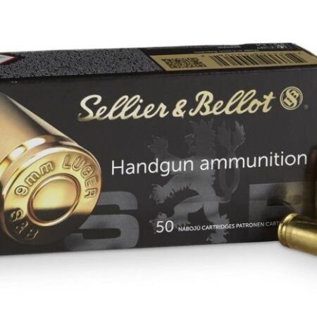 Sellier & Bellot 9mm Luger 124 Gr. Jacketed Hollow Point- Box of 50