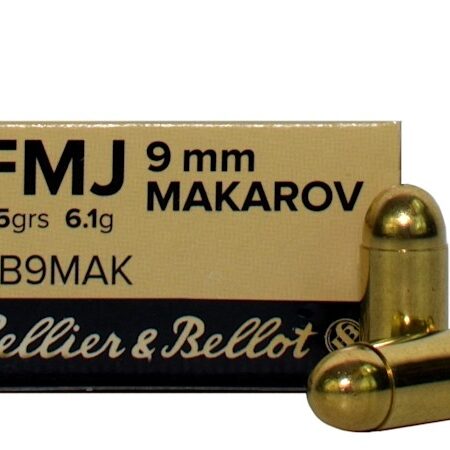 Sellier & Bellot 9x18 Makarov 95 Gr. Full Metal Jacket- Box of 50