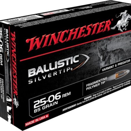 Winchester Ballistic Silvertip .25-06 Remington 85 Gr. Fragmenting Polymer Tip- Box of 20