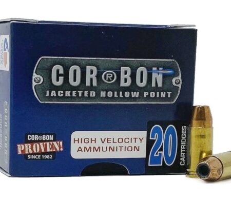 Cor-Bon .38 Super Auto +P 125 Gr. Jacketed Hollow Point- Box of 20