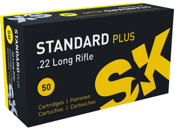 SK Standard Plus .22 Long Rifle 40 Gr. Lead Round Nose- Box of 50