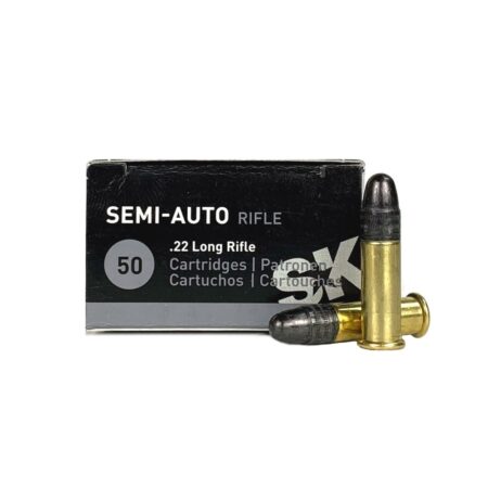 SK Semi-Auto Rifle .22 Long Rifle 40 Gr. Lead Round Nose- Box of 50