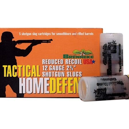 Brenneke THD Reduced Recoil 12 Gauge 2-3/4" 1 oz Ribbed Lead Point Slug- Box of 5