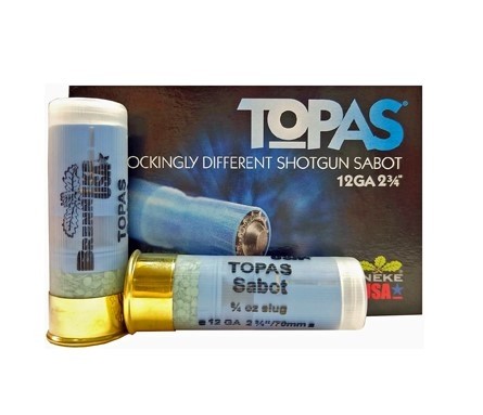 Brenneke USA Topas 12 Ga 2-3/4" 2/3 oz Sabot Slug- Box of 5