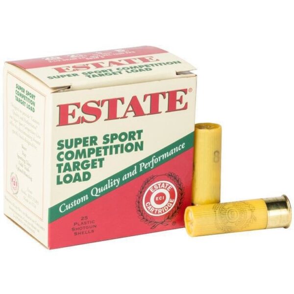 Estate Super Sport Competition Target Load 20 Gauge 2-3/4" 7/8 oz #8 Shot- Case of 250