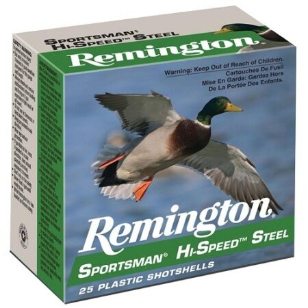 Remington Sportsman Hi-Speed Steel 20 Gauge 2-3/4" 3/4 oz #7 Non-Toxic Steel Shot- Box of 25