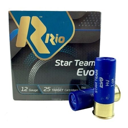 Rio Star Team Evo High Velocity Load 12 Gauge 2-3/4" 1 oz #7-1/2 Shot- Box of 25
