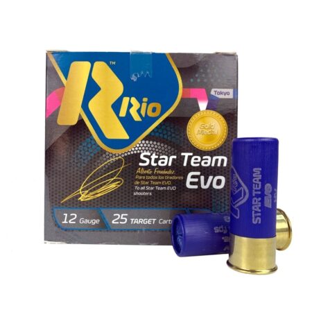 Rio Star Team Evo High Velocity 12 Gauge 2-3/4" 1 oz #8 Shot- Box of 25