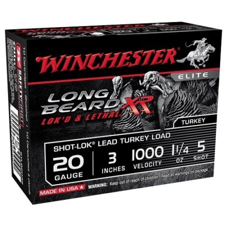 Winchester Longbeard XR 20 Gauge 3" 1-1/4 oz #5 Shot- Box of 10
