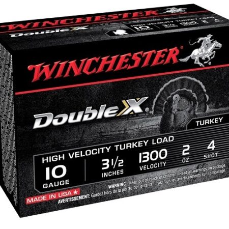 Winchester Double-X 10 Gauge 3-1/2" 2 oz #4 Shot- Box of 10