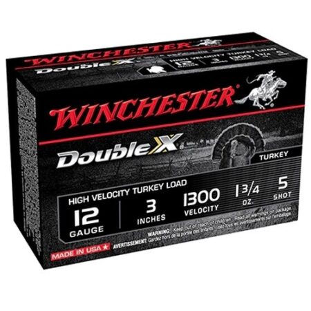 Winchester Double-X 12 Gauge 3" 1-3/4 oz #5 Shot- Box of 10