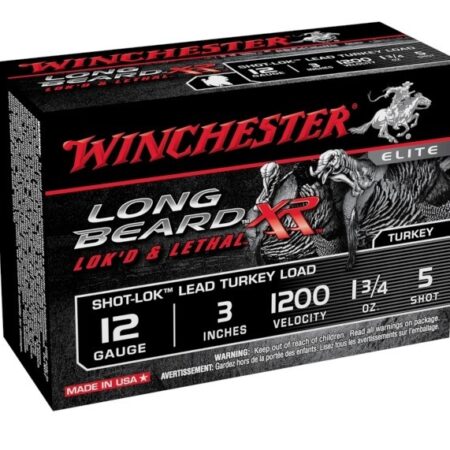 Winchester Longbeard XR 12 Gauge 3" 1-3/4 oz #5 Shot- Box of 10