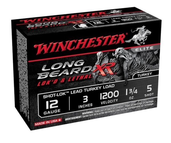 Winchester Longbeard XR 12 Gauge 3" 1-3/4 oz #5 Shot- Box of 10