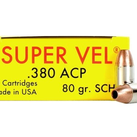 Super Vel Pocket Rocket .380 ACP +P 80 Gr. Solid Copper Hollow Point- Box of 20