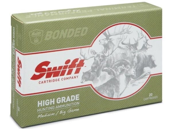 Swift High Grade Hunting .270 Winchester 150 Gr. Bonded A-Frame Semi-Spitzer- Box of 20