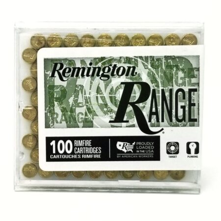 Remington Range .22 Long Rifle 40 Gr. Lead Round Nose- Box of 100