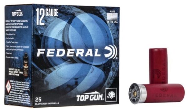 Federal Top Gun 12 Gauge 2-3/4" 7/8 oz 8 Shot- Box of 25