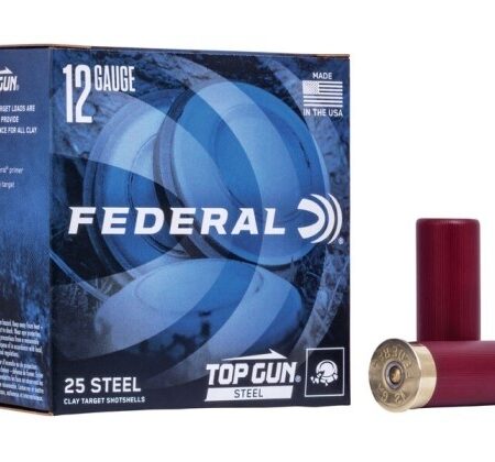 Federal Top Gun Steel 12 Gauge 2-3/4" 1-1/8 oz #7 Steel Shot- Box of 25