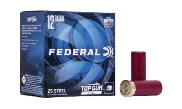 Federal Top Gun Steel 12 Gauge 2-3/4" 1-1/8 oz #7 Steel Shot- Box of 25
