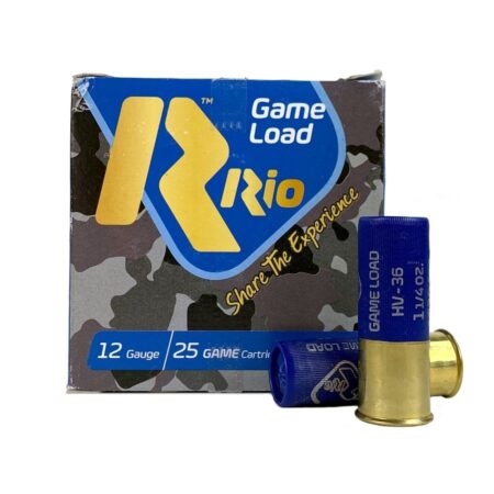 Rio Game Load 12 Gauge 2-3/4" 1-1/4 oz #5 Shot- Box of 25