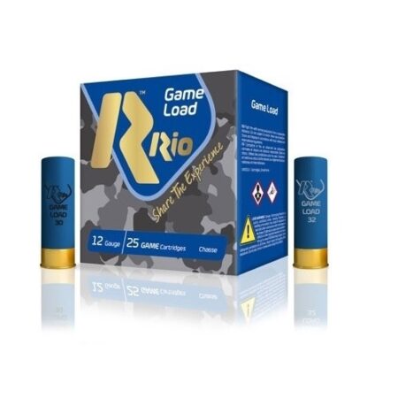 Rio Game Load High Velocity 12 Gauge 2-3/4" 1-1/4 oz #8 Shot- Box of 25