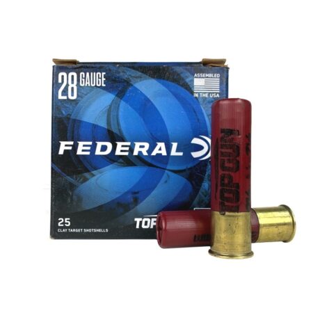 Federal Top Gun 28 Gauge 2-3/4" 3/4 oz #7-1/2 Shot- Box of 25