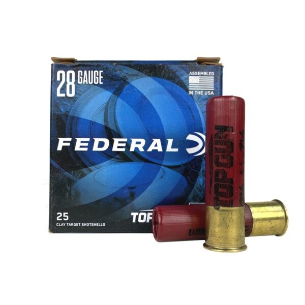Federal Top Gun 28 Gauge 2-3/4" 3/4 oz #7-1/2 Shot- Box of 25