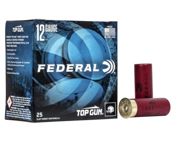 Federal Top Gun Sporting 12 Gauge 2-3/4" 1 oz #7-1/2 Shot- Box of 25