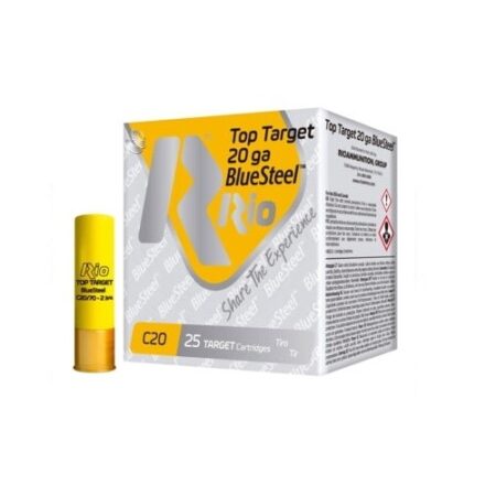 Rio Top Target BlueSteel 20 Gauge 2-3/4" 7/8 oz #7 Steel Shot- Lead Free- Box of 25