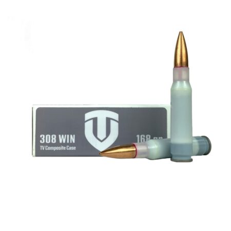 True Velocity .308 Winchester Composite Case 168 Gr. Sierra MatchKing Hollow Point Boat Tail- Box of 20