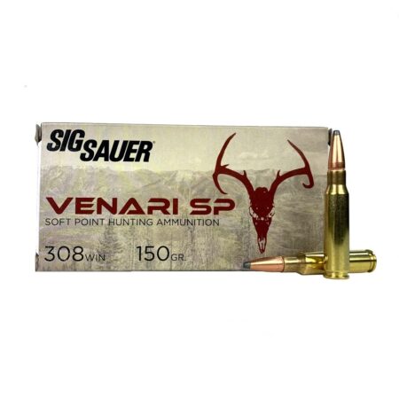Sig Sauer .308 Winchester 150 Gr. Venari Soft Point- Box of 20
