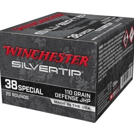 Winchester Silvertip .38 Special 110 Gr. Defensive Jacketed Hollow Point- Box of 20