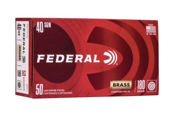 Federal Champion Training 10mm Auto 180 Gr. Champion FMJ- Box of 50