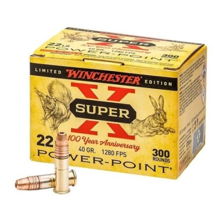 Winchester Limited Edition Super-X .22 Long Rifle 40 Gr. Power-Point Hollow Point- Box of 300