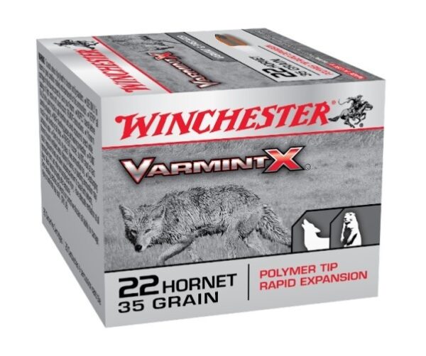 Winchester Varmint-X .22 Hornet 35 Gr. Rapid Expansion Polymer Tip- Box of 20