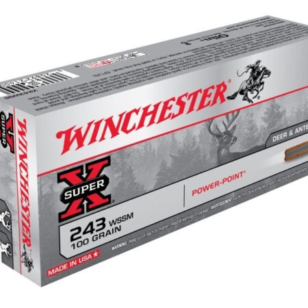 Winchester Super-X .243 WSSM 100 Gr. Power-Point- Box of 20
