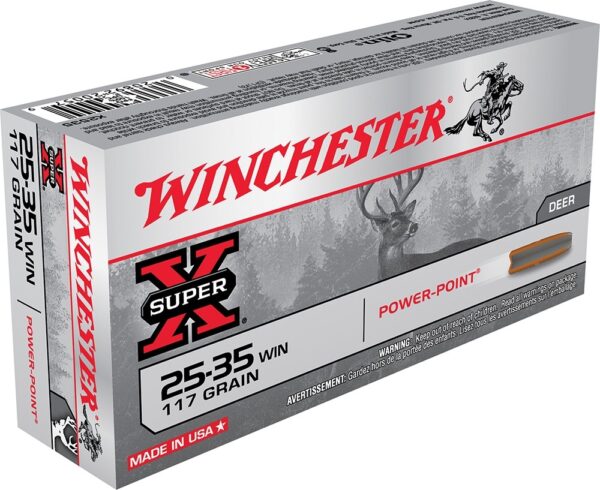 Winchester Super-X 25-35 Win 117 Gr. Power Point-  Box of 20