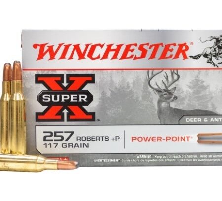 Winchester Super-X .257 Roberts +P 117 Gr. Power Point- Box of 20