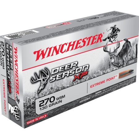 Winchester Deer Season XP .270 Winchester Short Magnum(WSM) 130 Gr. Extreme Point Polymer Tip- Box of 20