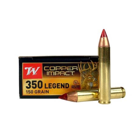 Winchester Copper Impact .350 Legend 150 Gr. Copper Extreme Point Polymer Tip- Lead-Free- Box of 20
