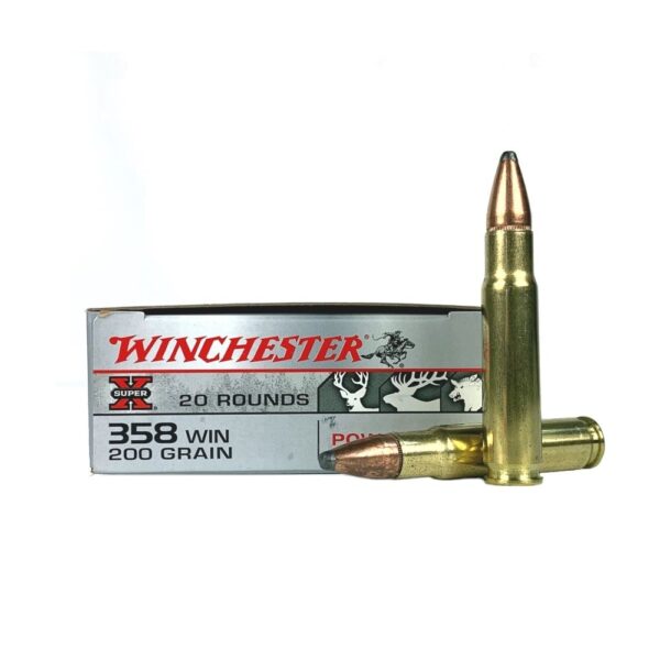 Winchester Super-X .358 Winchester 200 Gr. Power Point- Box of 20